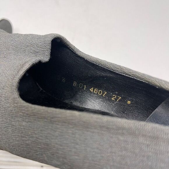 Robert Clergerie gray heels 5.5B BoxE leather lined - Picture 7 of 9